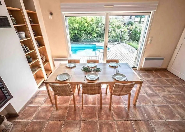 Belle Moderne 3 Chambres, Jardins Terrasse Piscine Villa Durban-Corbieres